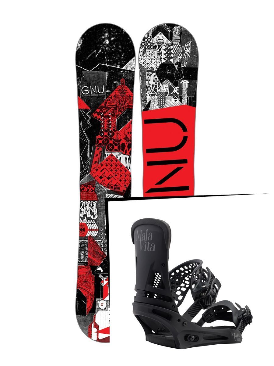 Set: Gnu Carbon Credit 2017 + Burton Malavita (1712843S) - Bild 1