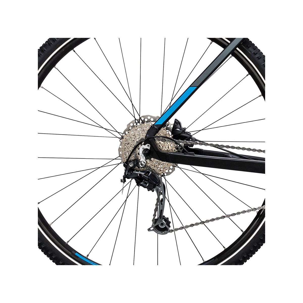 Cube Cross Hybrid Pro 400, black´n´blue - Bild 4