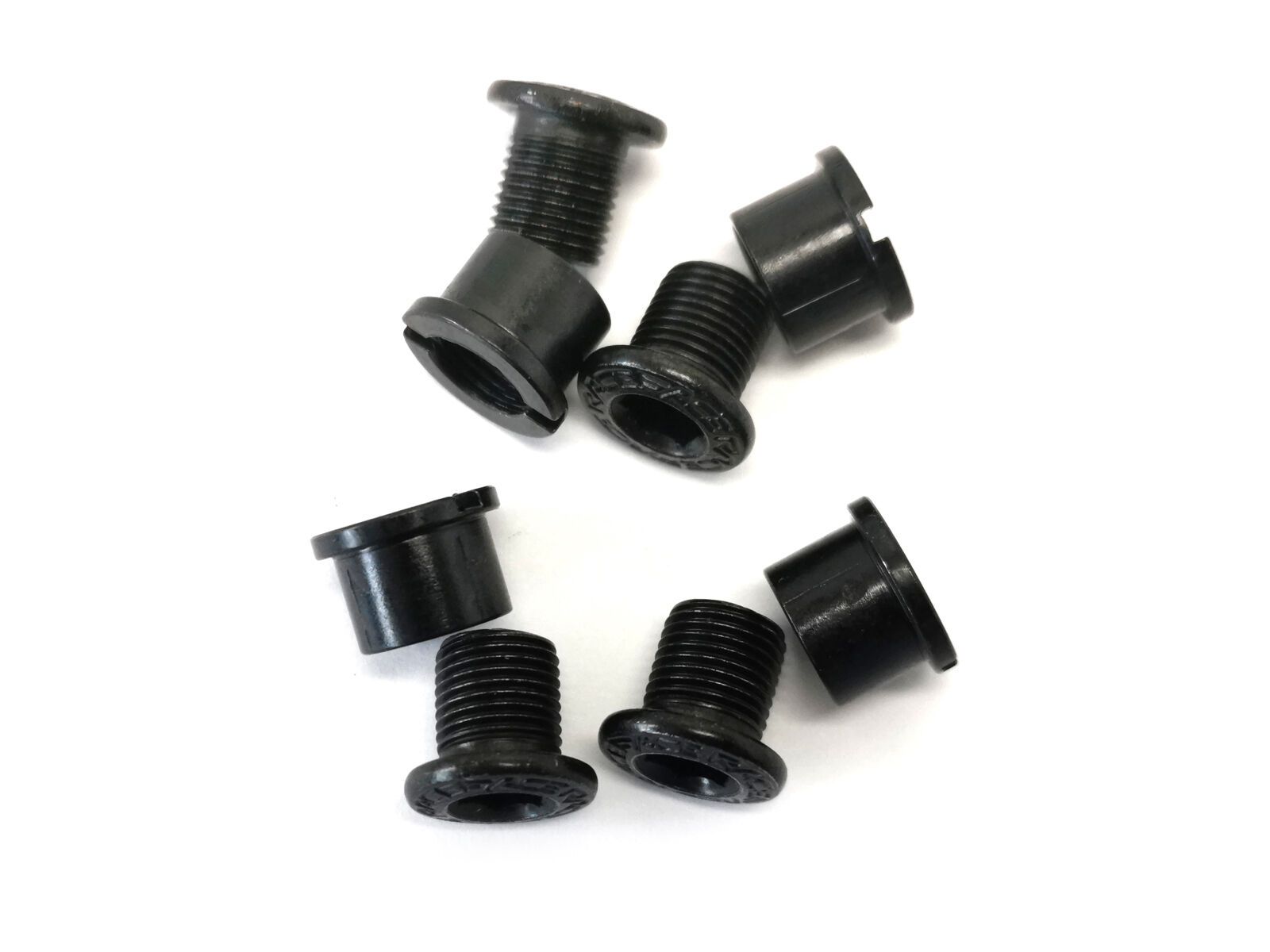 Race Face Chainring Bolt/Nut Pack - Short, black - Bild 1