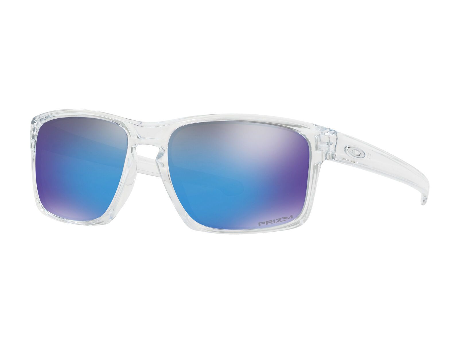 Oakley Sliver Prizm, polished clear/Lens: prizm sapphire - Bild 1