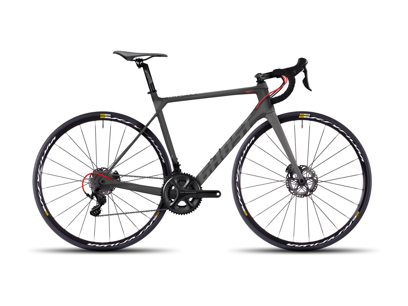 Ghost Nivolet X 7 LC, titanium grey/micro chip gray/neon red - Bild 1