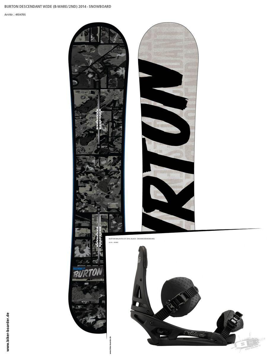 Set: Burton Descendant Wide  +  Malavita EST (493986S) - Bild 1
