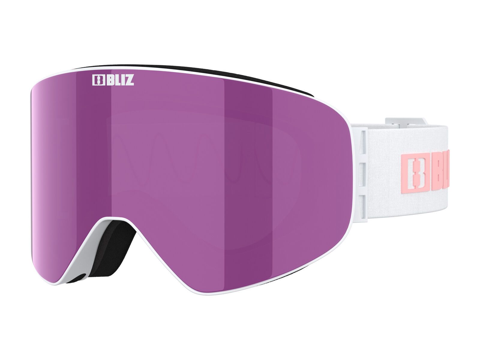 Bliz Flow, Brown Pink / matte white - Bild 1