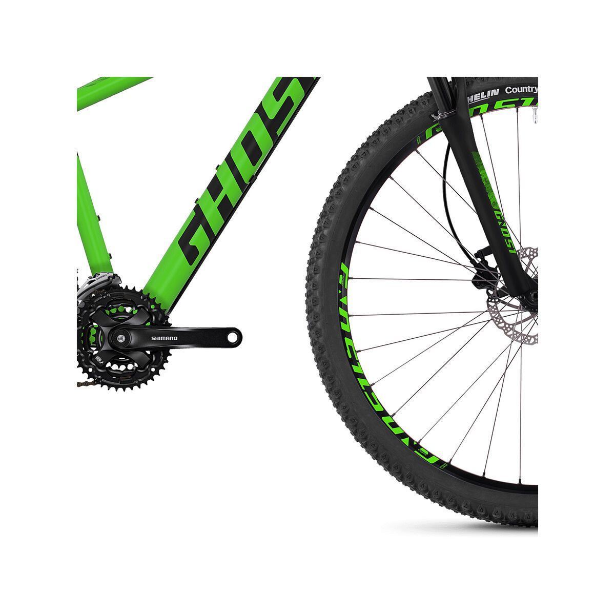 Ghost Kato 3.9 AL, riot green/night black - Bild 4