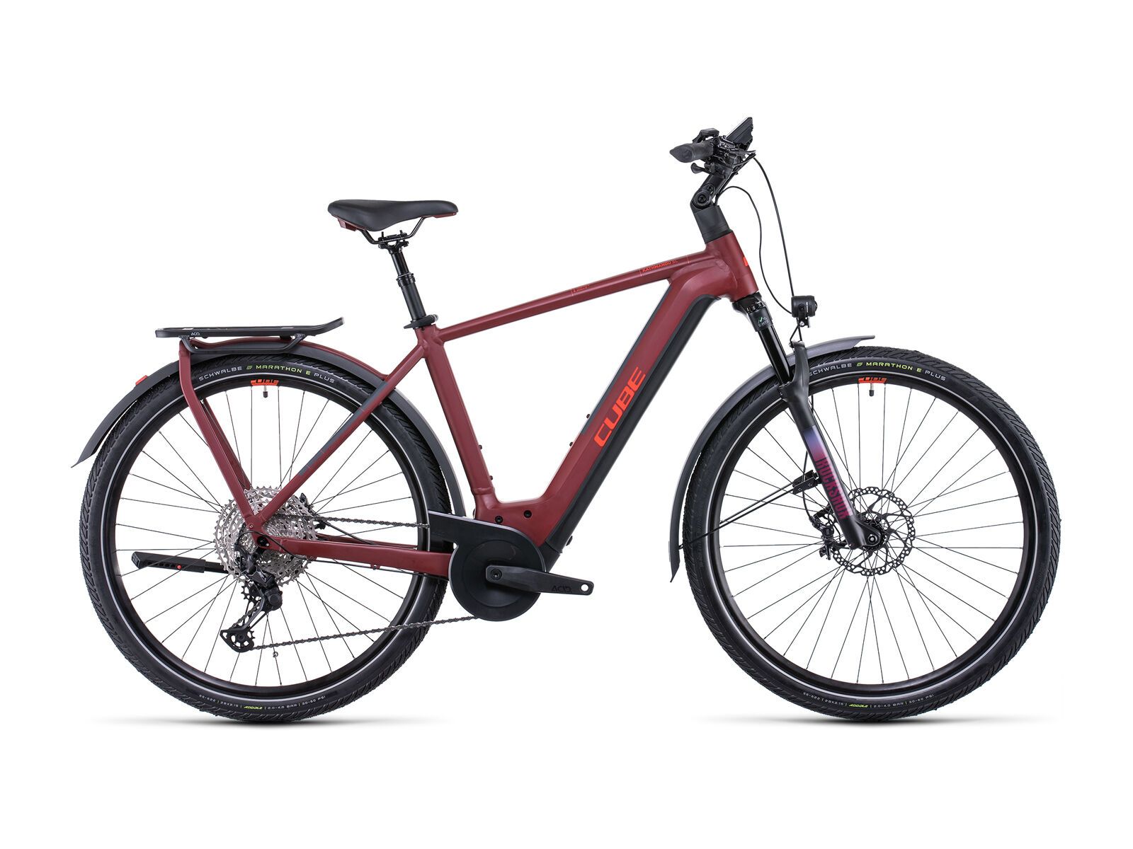 Cube Kathmandu Hybrid SL 750, darkred´n´red - Bild 1