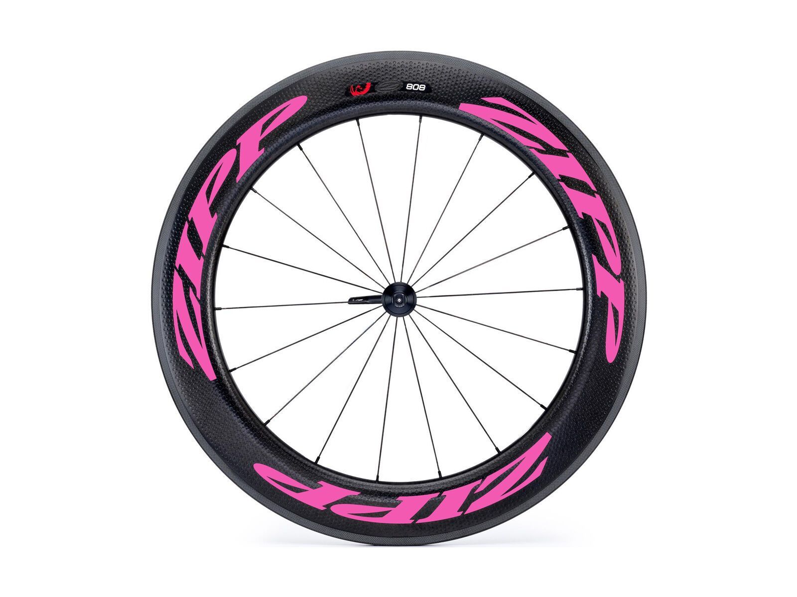 Zipp 808 Firecrest Tubular, schwarz/pink - Bild 1