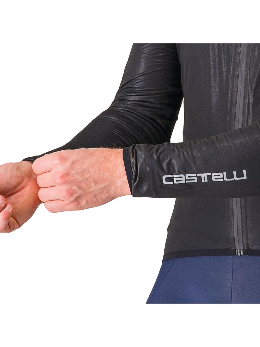 Castelli Squall Shell Jacket, light black/silver gray - Bild 4