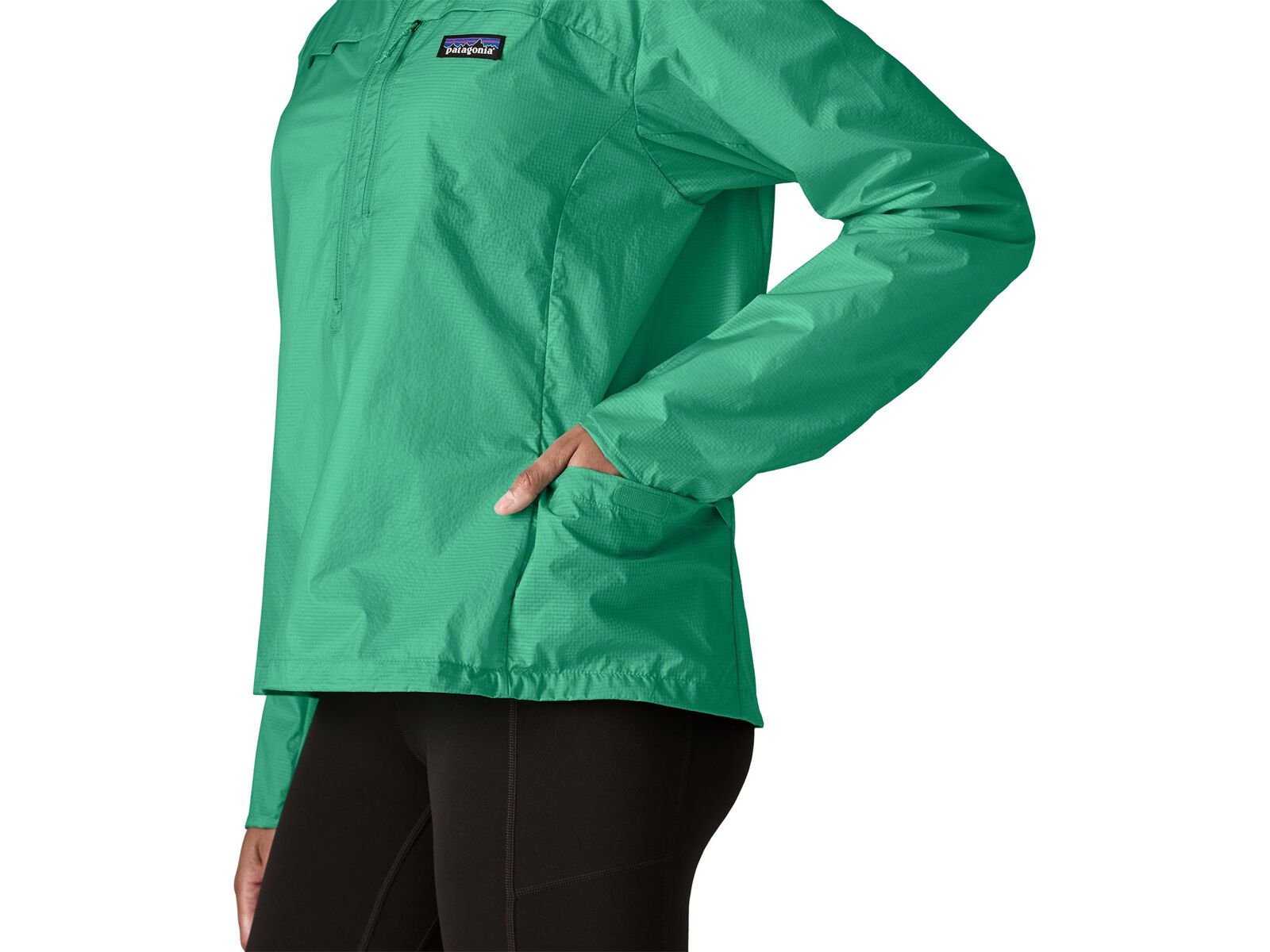 Patagonia Women's Houdini Stash 1/2 Zip Pullover, smolder blue - Bild 2