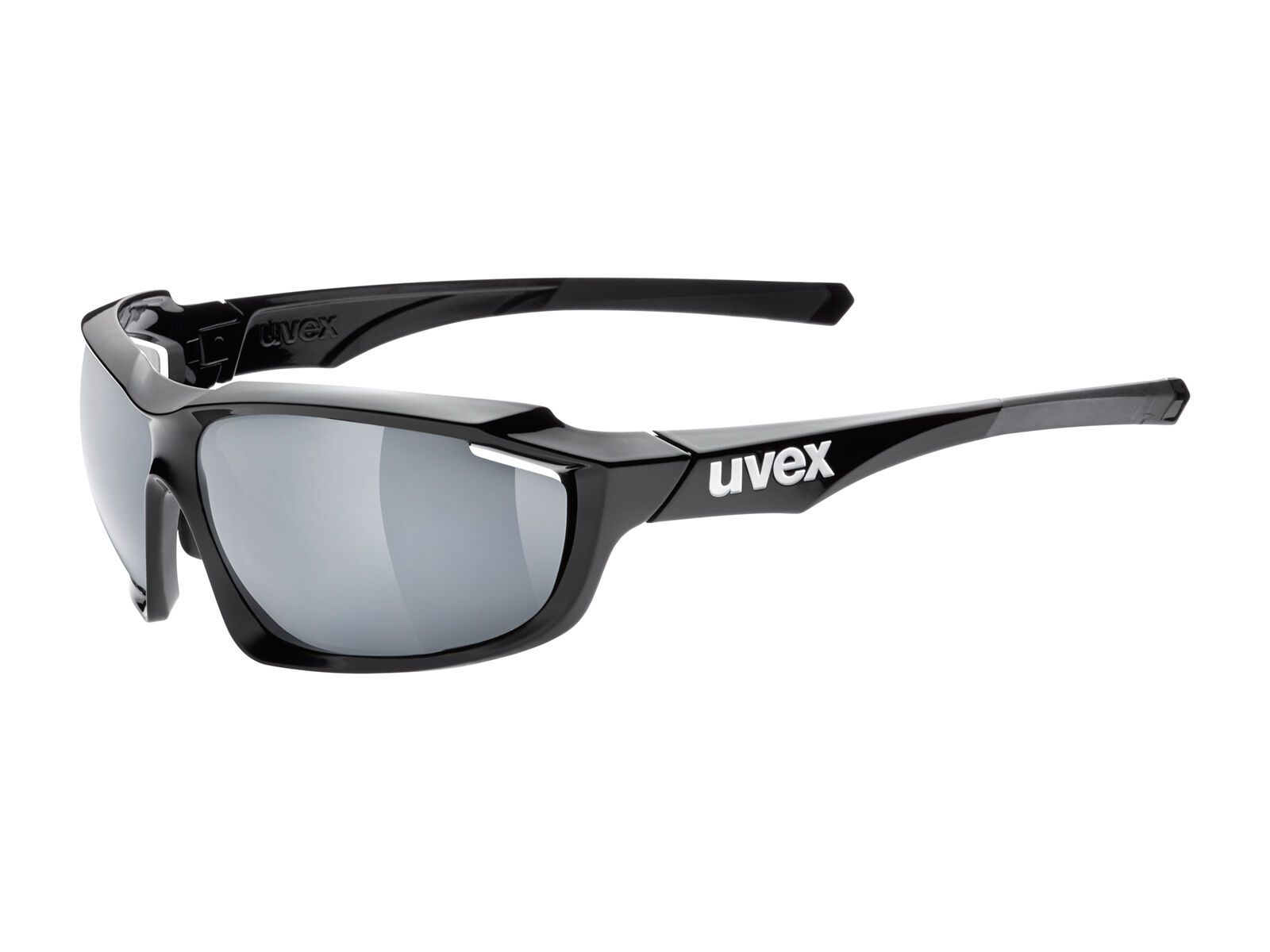 uvex sportstyle 710, black mat/Lens: mirror silver - Bild 1