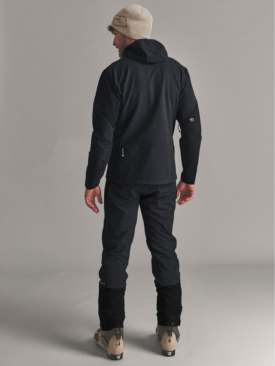 Ortovox Ortler Softshell Plus Pants M, black raven - Bild 4