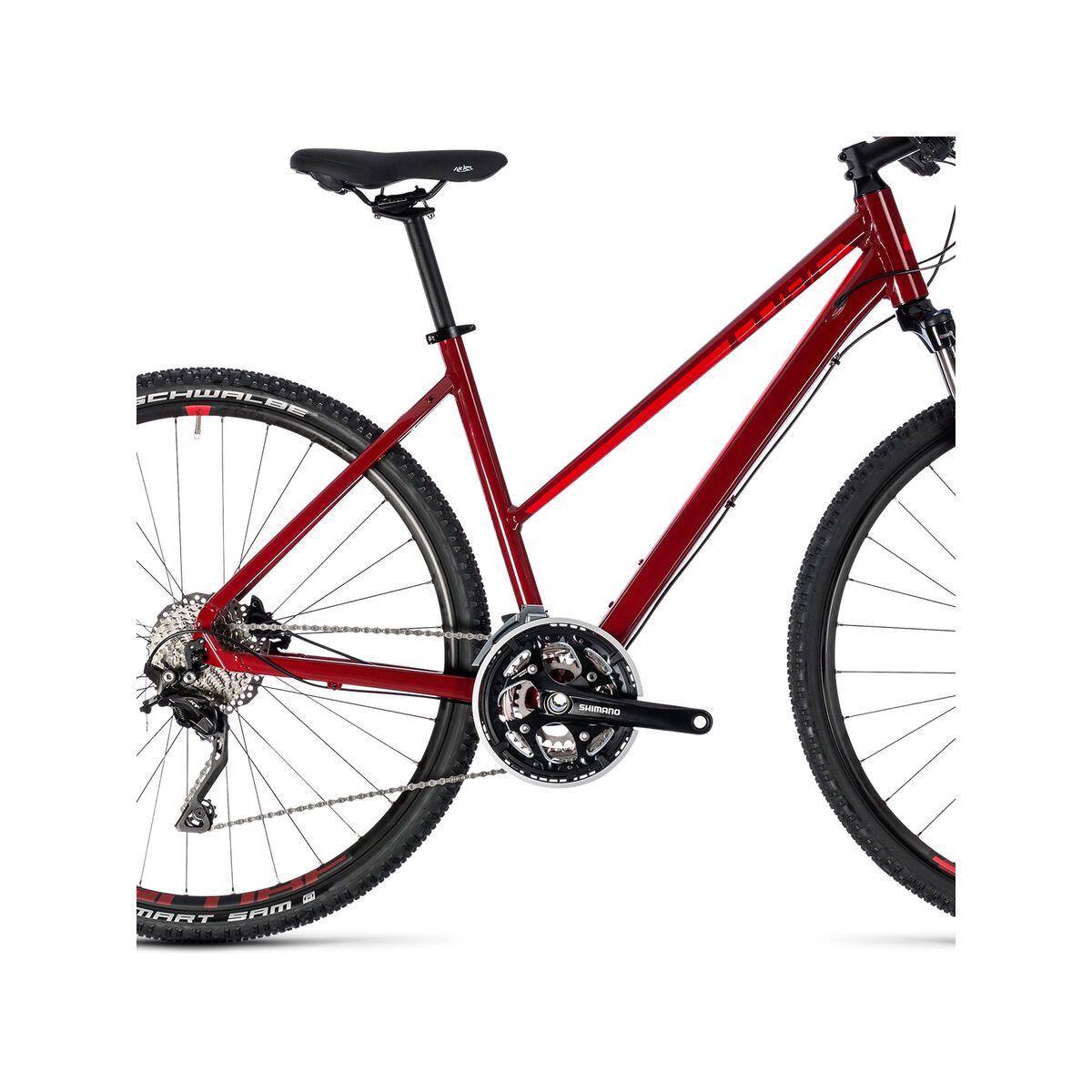 Cube Nature SL Trapeze, darkred´n´red - Bild 4