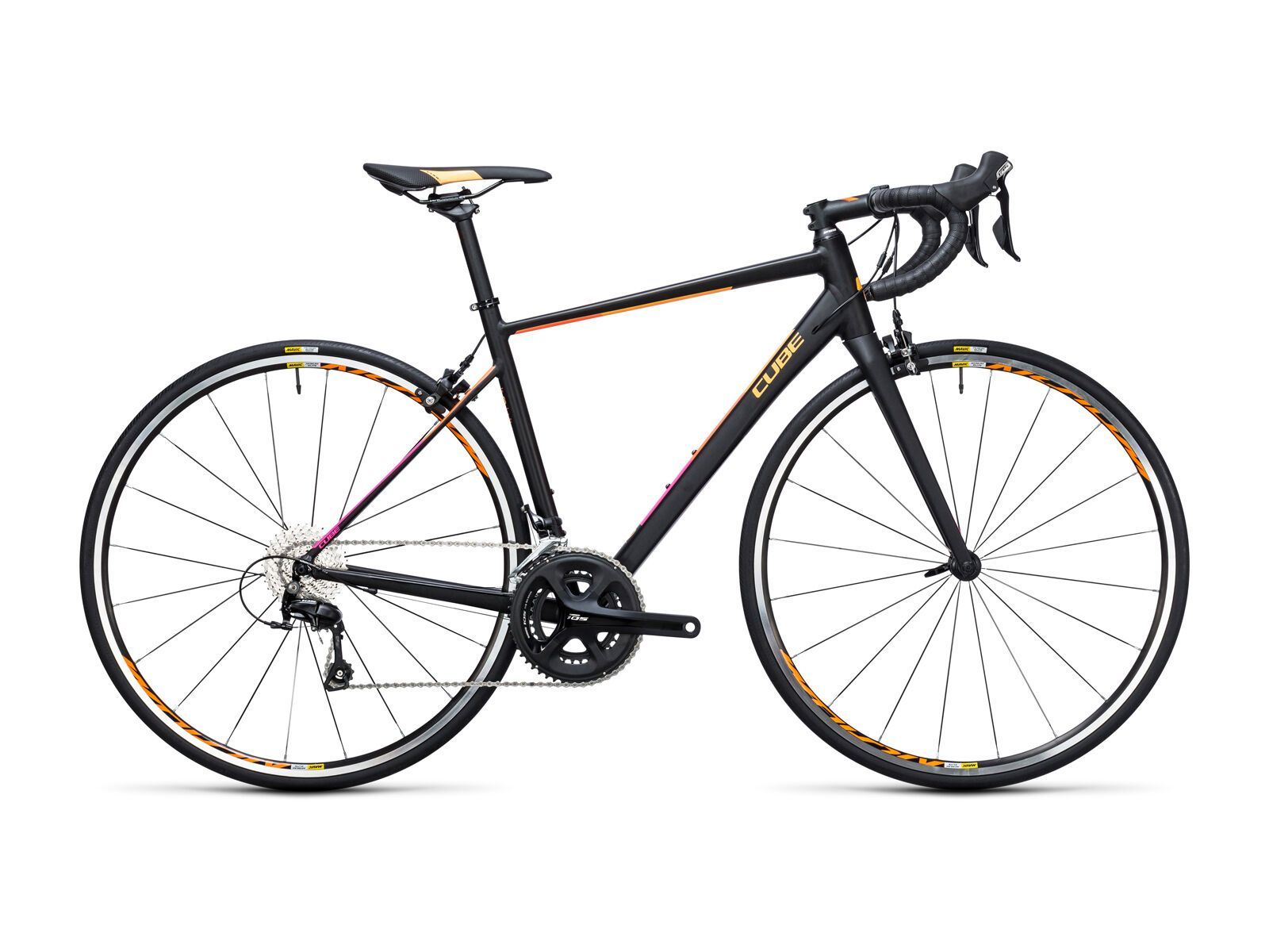 Cube Axial WLS Race, black´n´orange - Bild 1