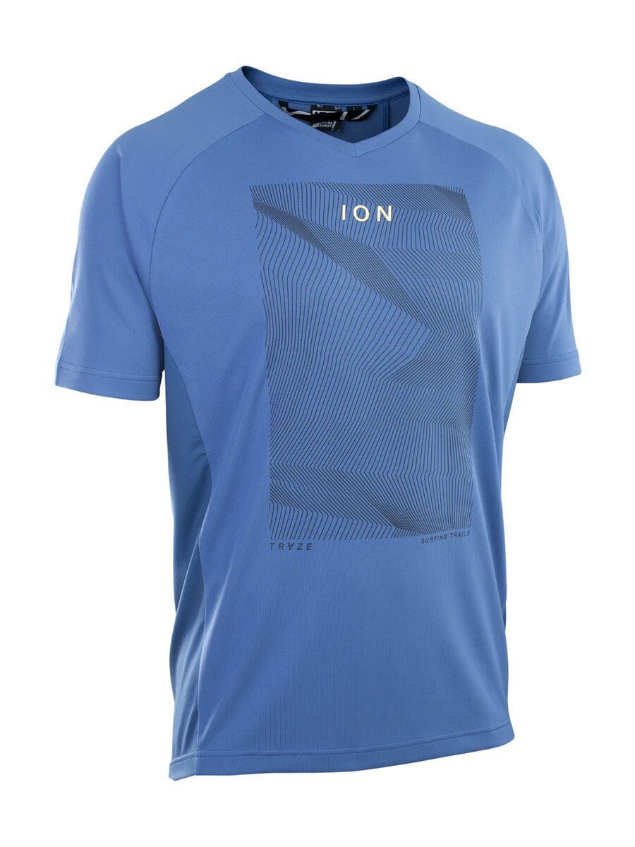 ION MTB Jersey Traze Short Sleeve Men, pacific-blue - Bild 1