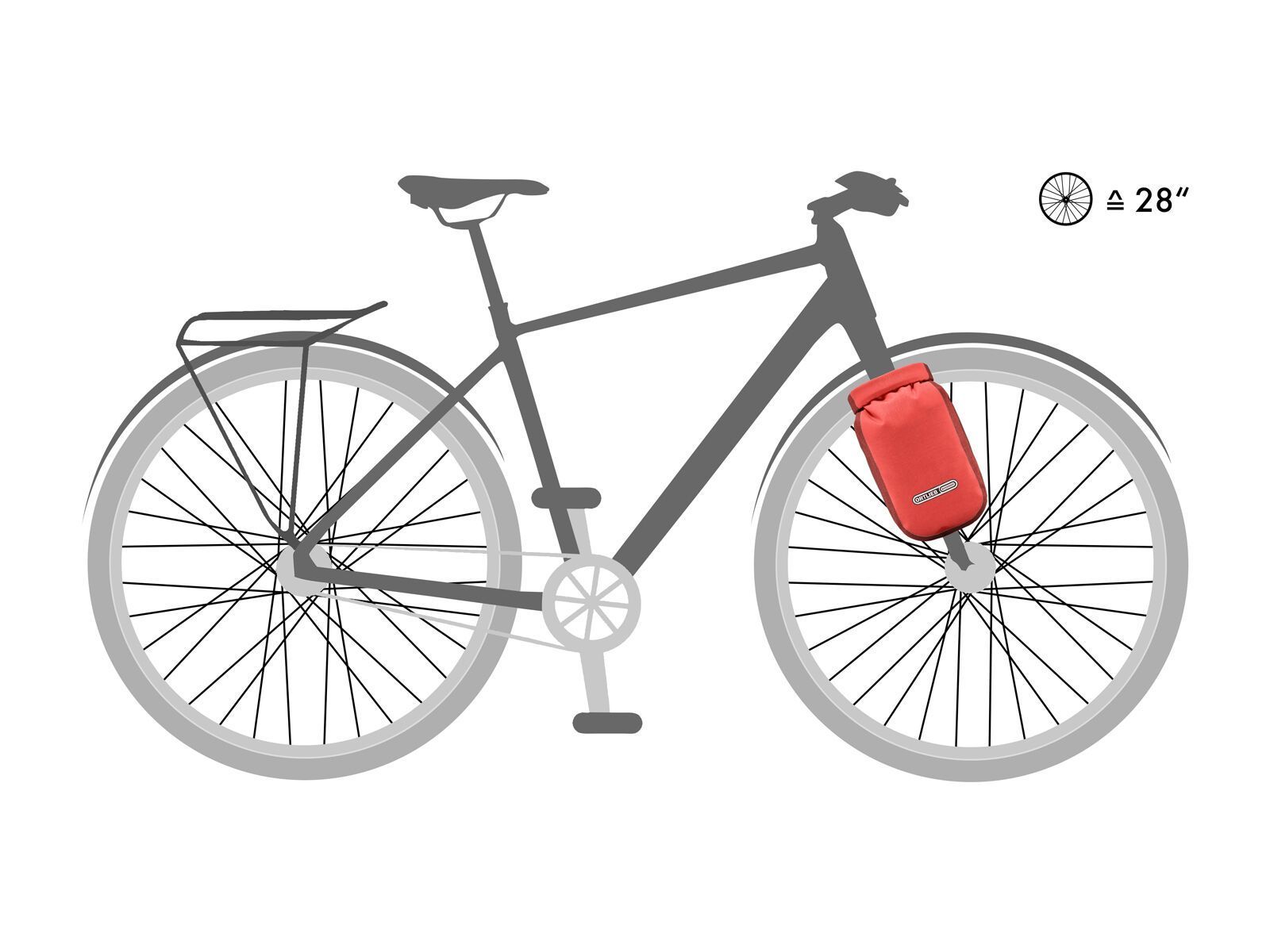 ORTLIEB Fork-Pack Plus, signal red-dark chili - Bild 6