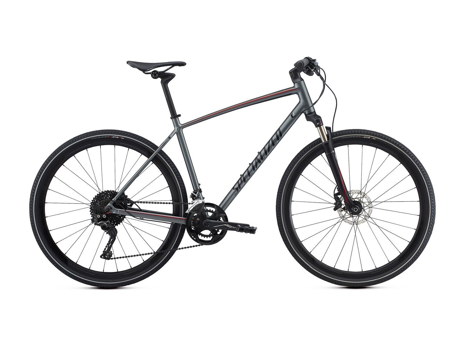 Specialized Crosstrail Expert, charcoal/candy red/black reflective - Bild 1