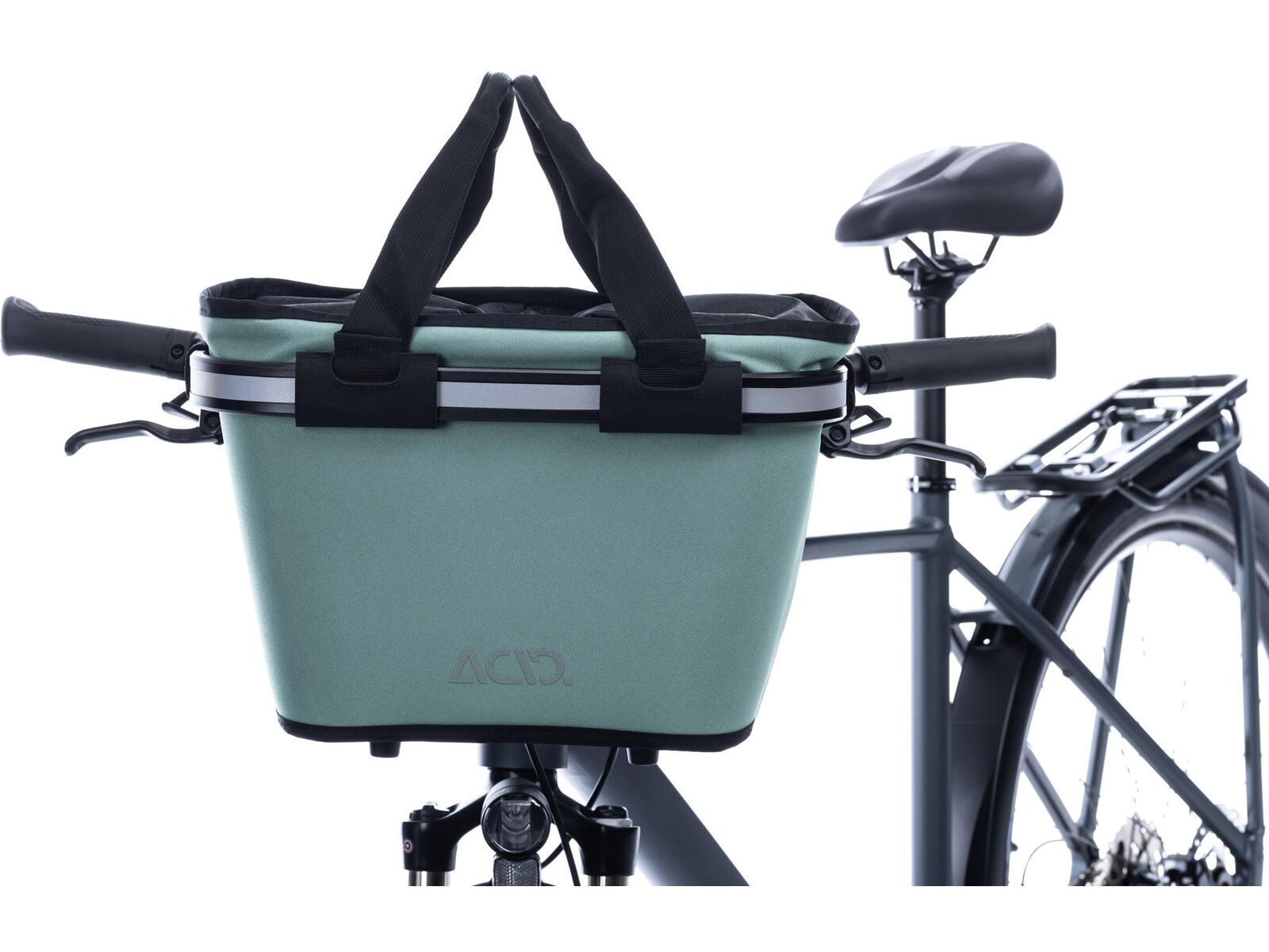 Cube Acid Lenkerkorb City 15 FILink, green-grey - Bild 2