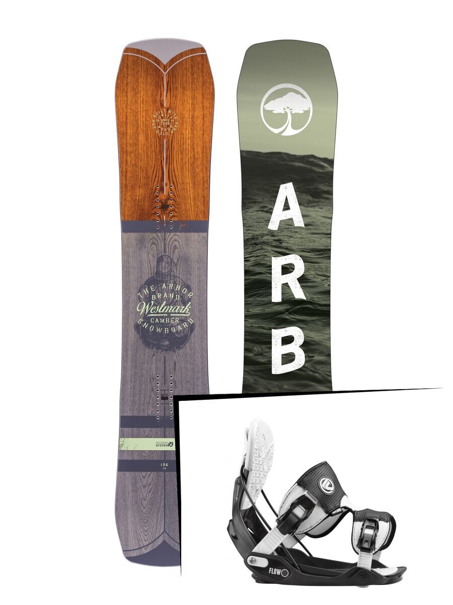 Set: Arbor Westmark Camber 2017 + Flow Five (1513181S) - Bild 1