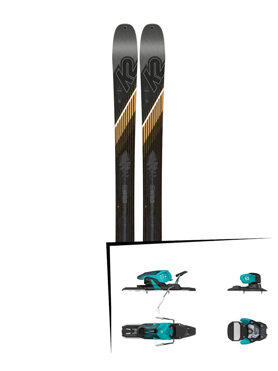 Set: K2 SKI Wayback 96 2019 + Salomon Warden 11 turquoise/black - Bild 1