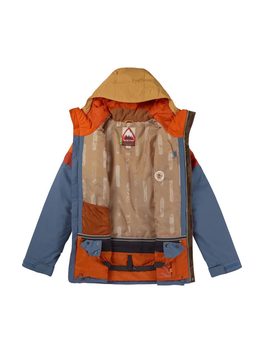 Burton Frontier Jacket, syrup/maui sunset/picante/washed blue - Bild 3