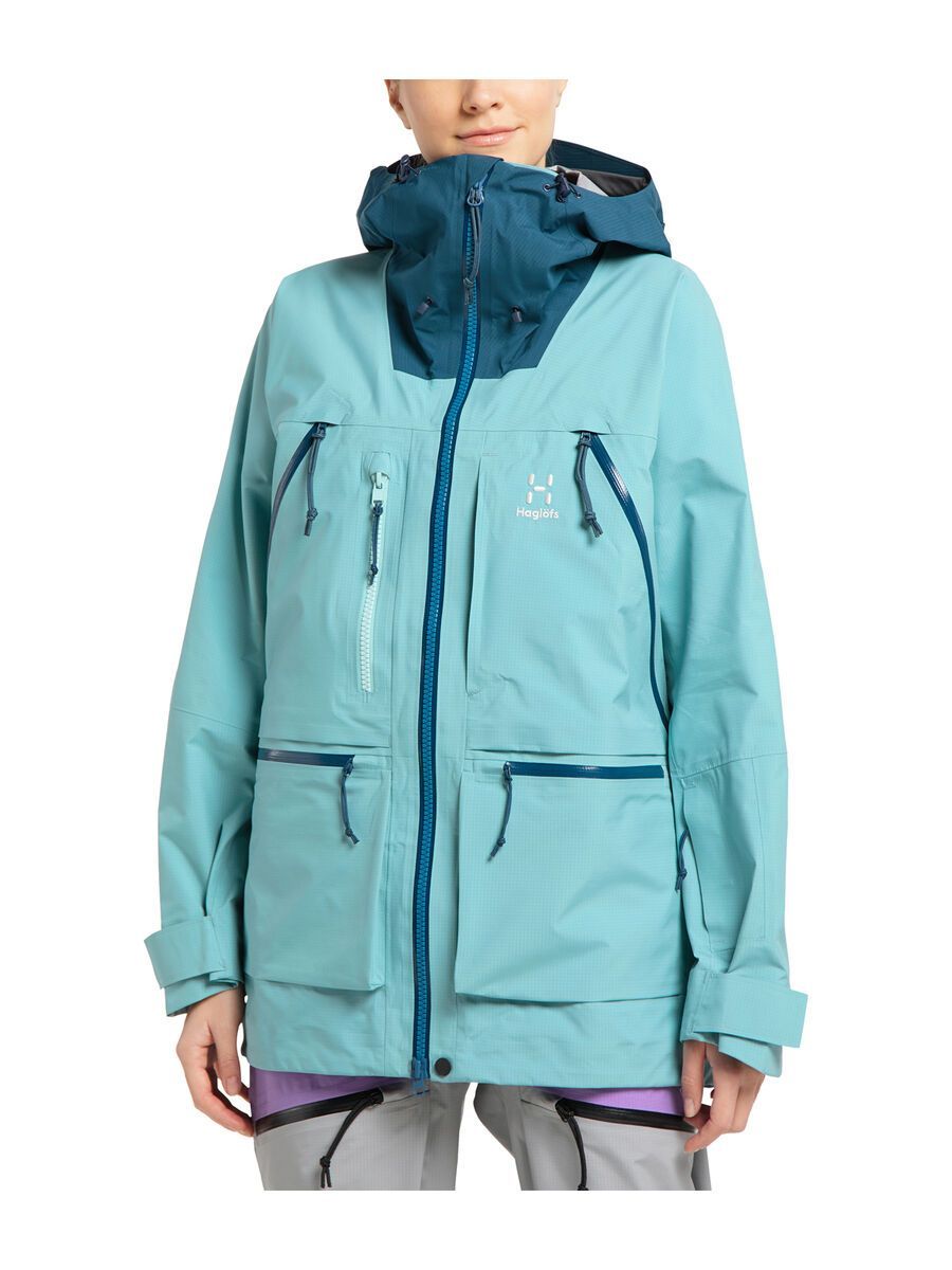 Haglöfs Vassi GTX Pro Jacket Women, frost blue/dark ocean - Bild 3