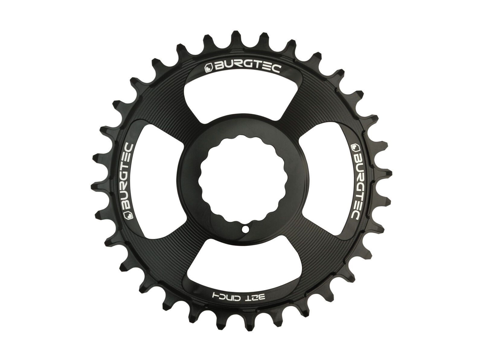 Burgtec Cinch Thick Thin Chainring, black - Bild 1