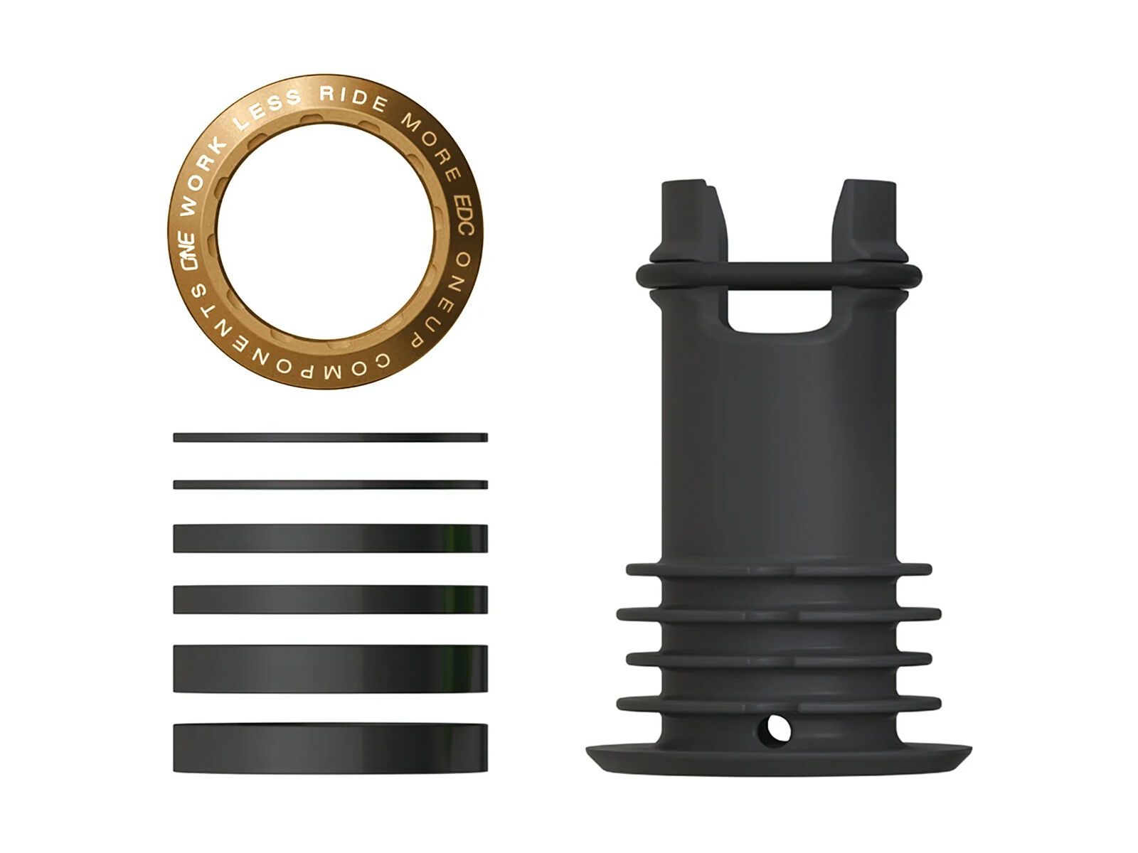 OneUp Components EDC Threaded Top Cap, gold - Bild 1
