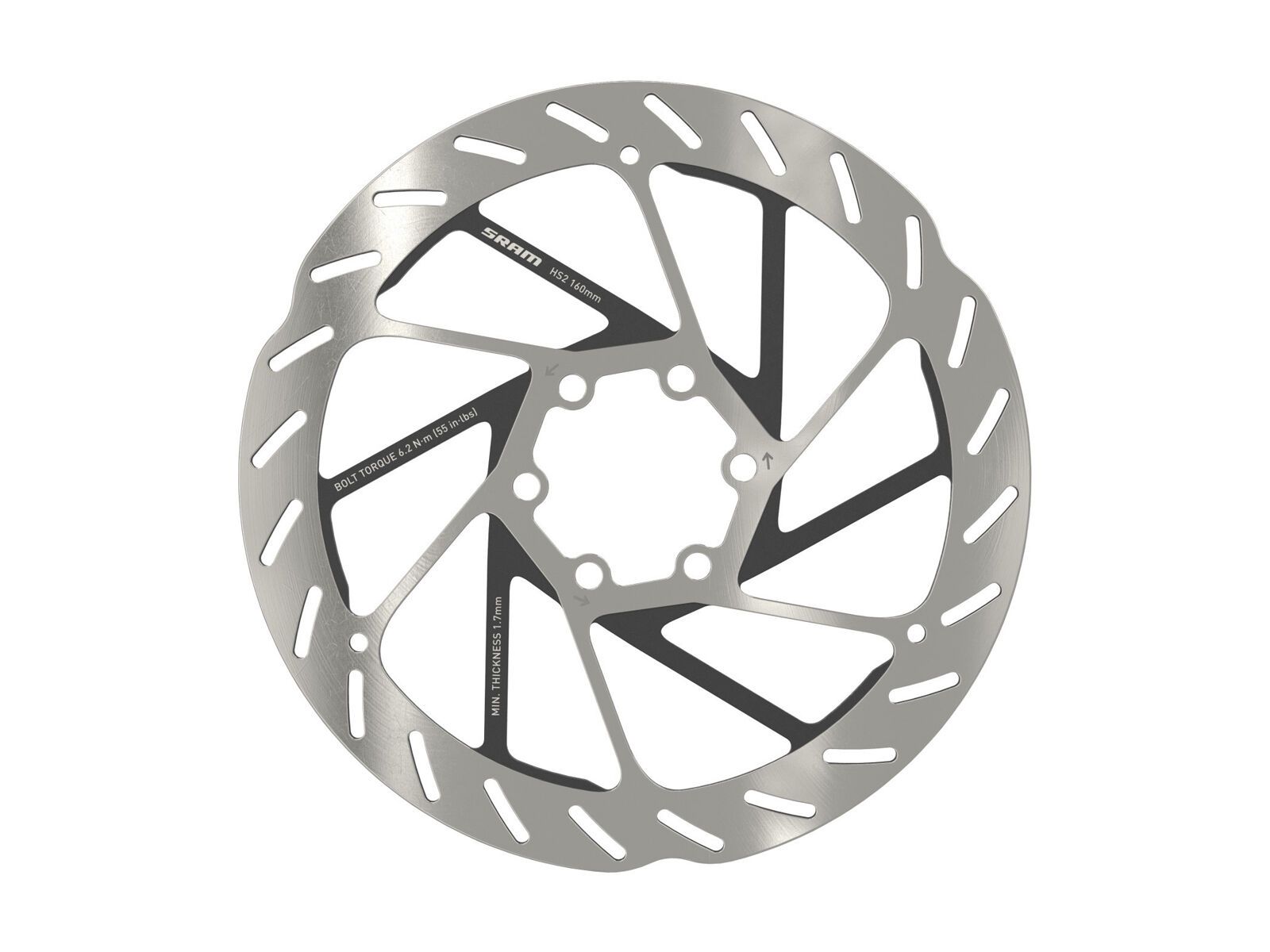 SRAM HS2 Rotor 6-Loch - 160 mm - Bild 1