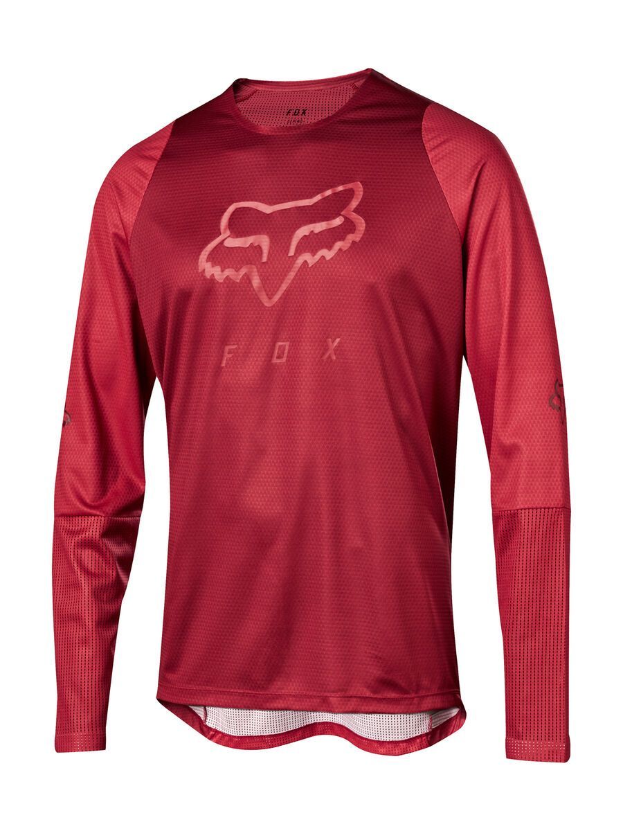 Fox Youth Defend LS Jersey, cardinal - Bild 1