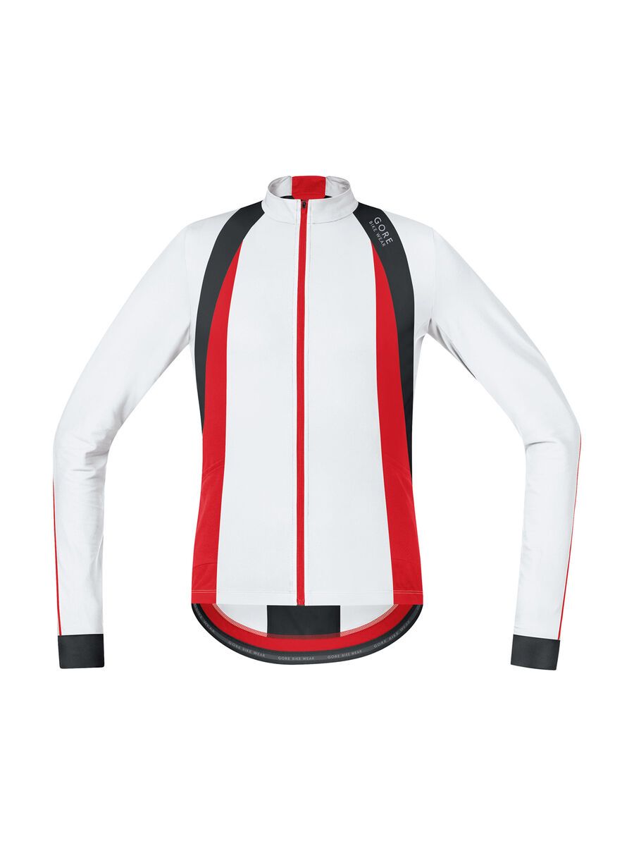 Gore Bike Wear Oxygen Trikot Lang, white/red - Bild 1