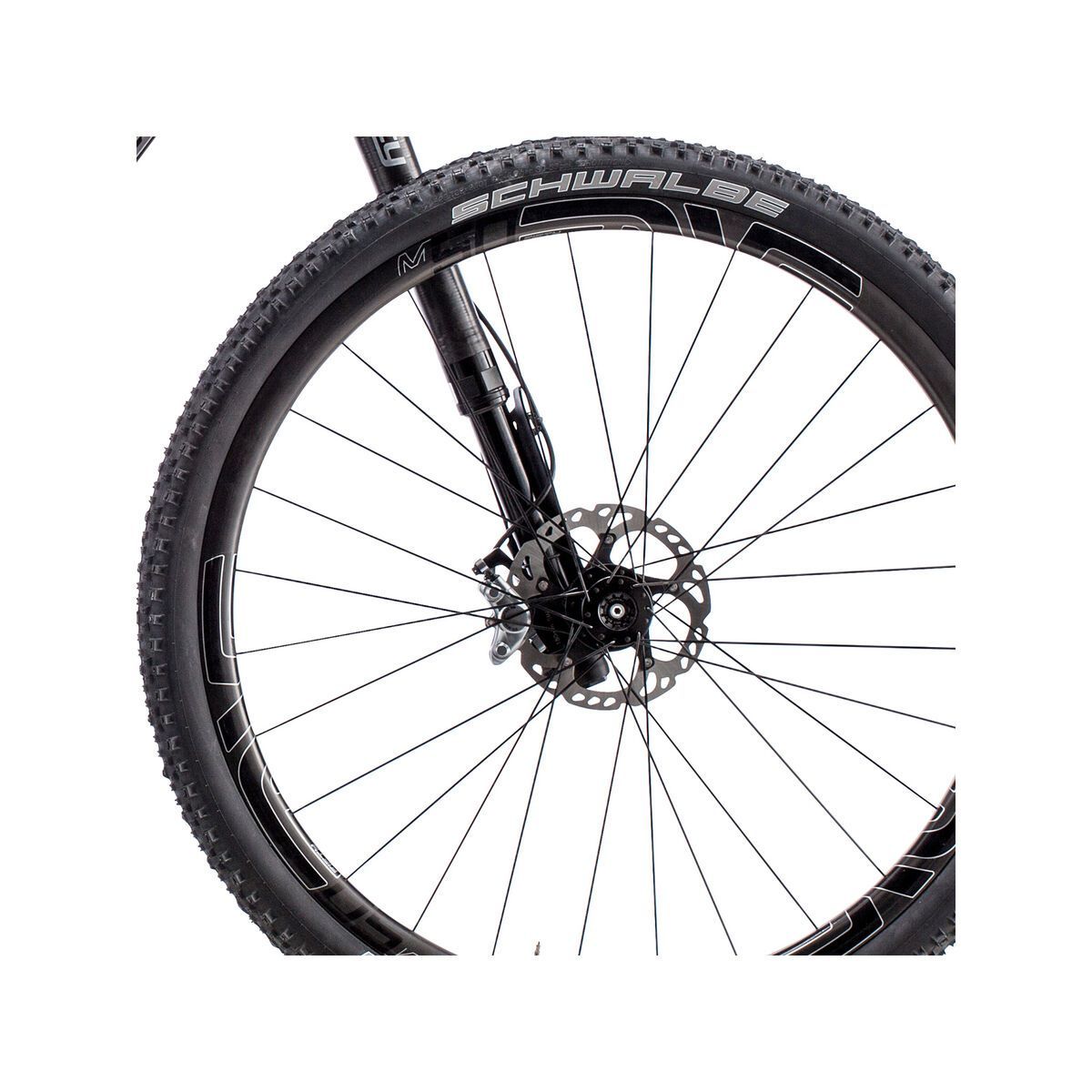 Cannondale F-Si Carbon Black Inc., exposed matte carbon with gloss jet black and silver pin striping - Bild 2