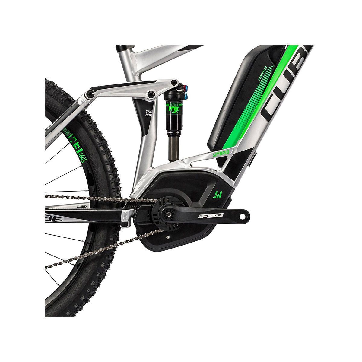 Cube Stereo Hybrid 160 HPA Race 500 Nyon 27.5, metal´n´green - Bild 3