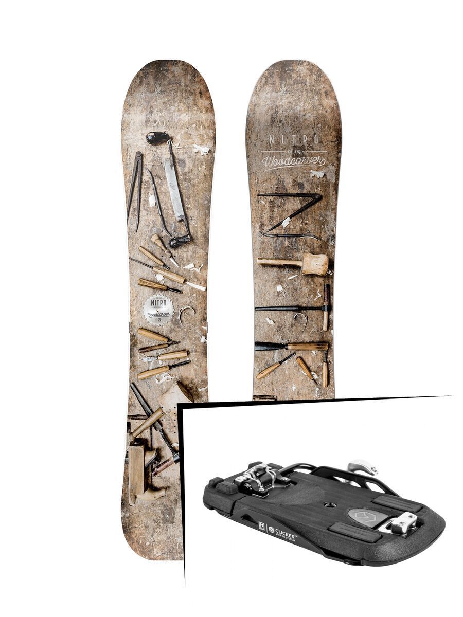 Set: Nitro Woodcarver 2019 + Nitro Clicker black - Bild 1