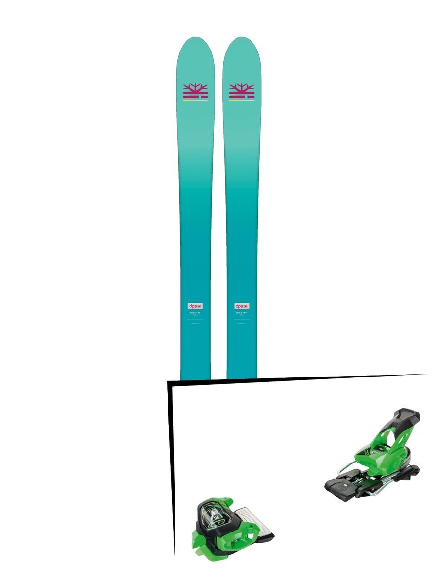 Set: DPS Skis Nina F99 Foundation 2018 + Tyrolia Attack² 16 GW green - Bild 1