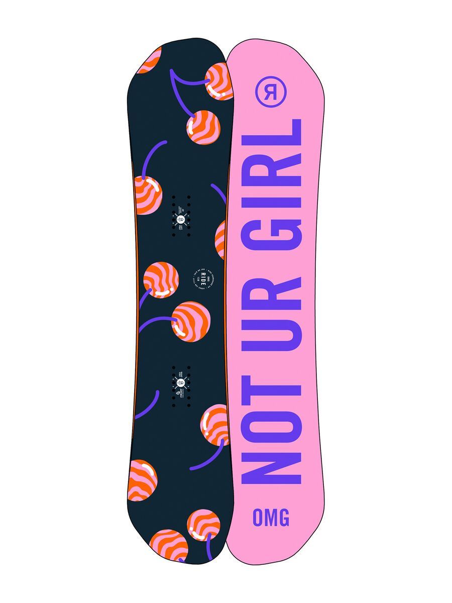 Set: Ride OMG 2017 + Flow Minx 2017, black - Snowboardset - Bild 2
