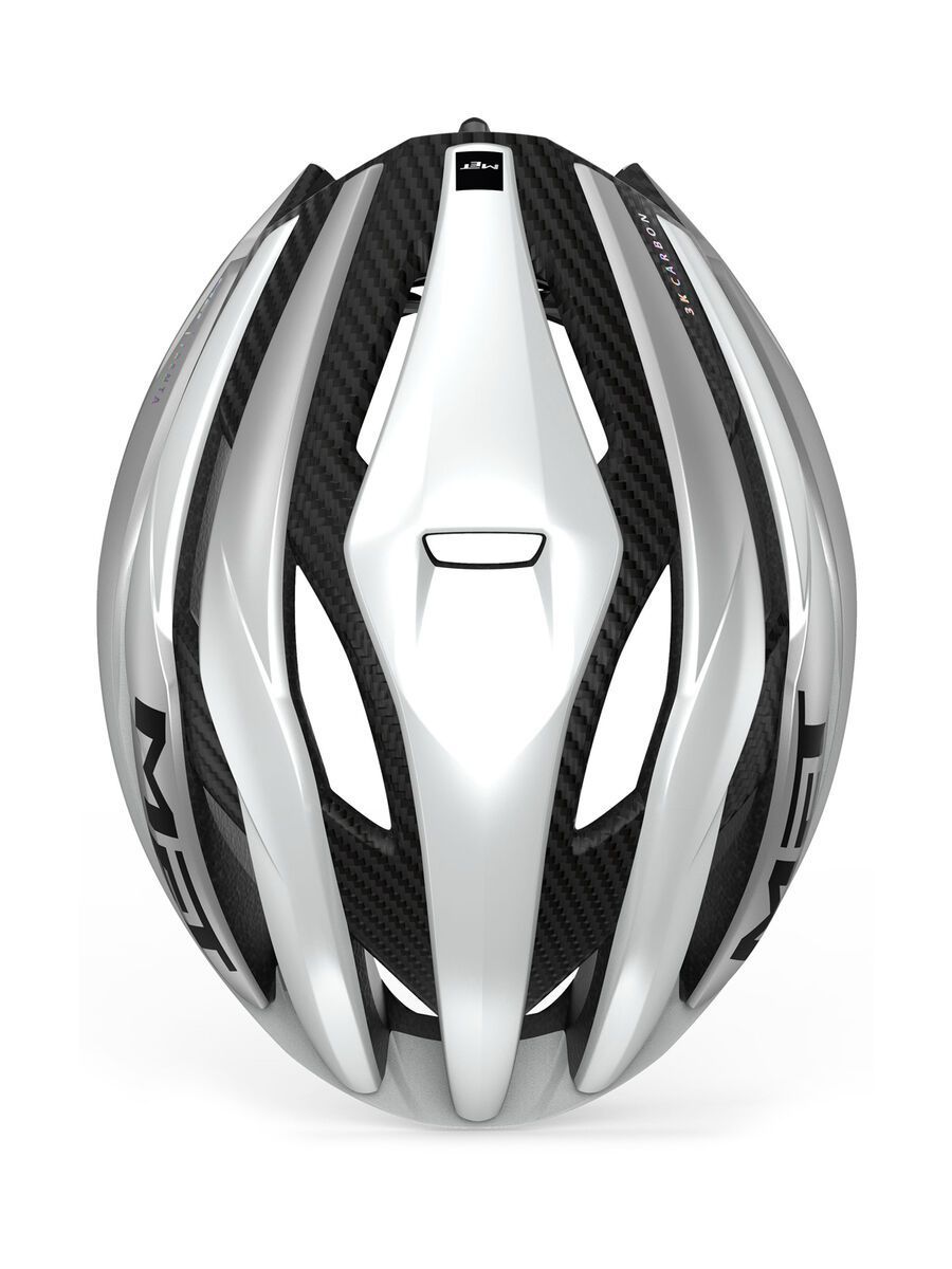 MET Trenta 3K Carbon MIPS, white silver metallic/matt - Bild 4