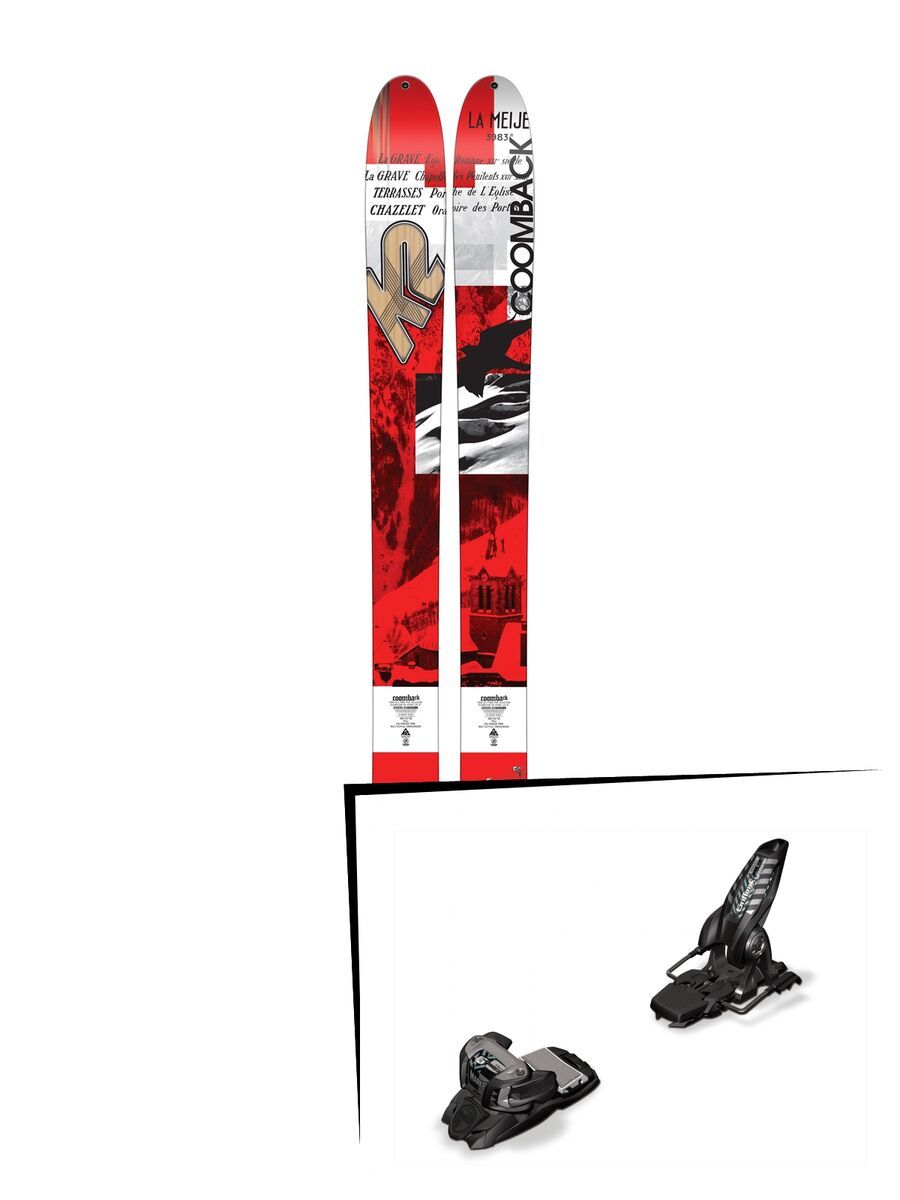 K2 SKI Set: Coomback 114 2016 + Marker Griffon 13 - Bild 1