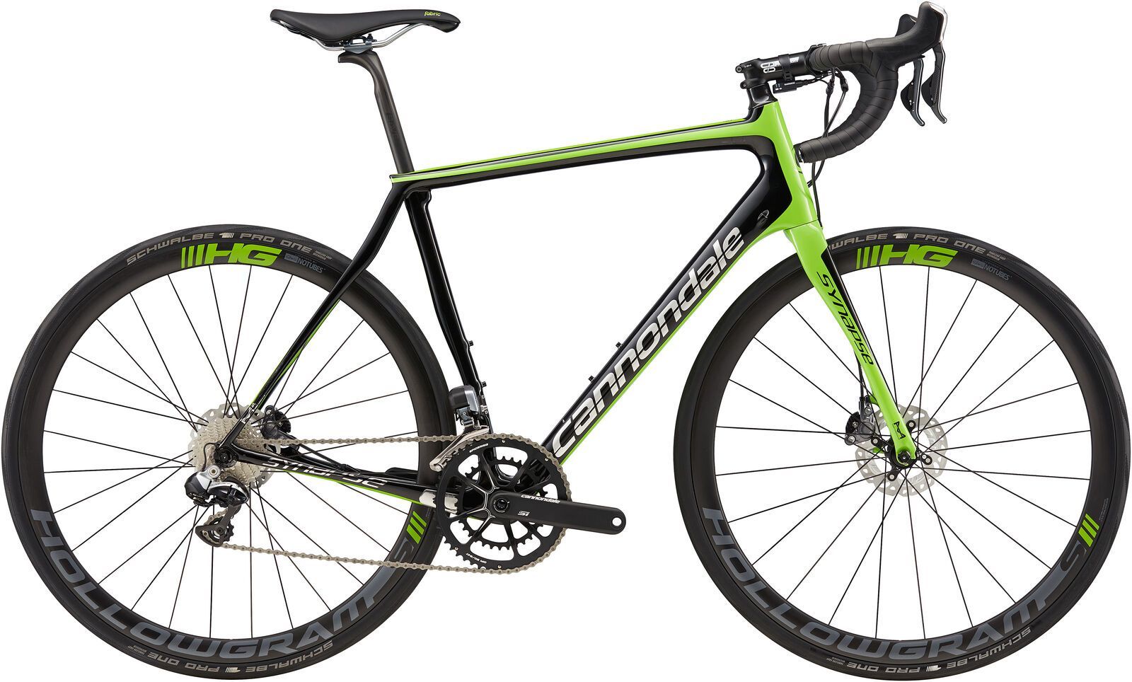 Cannondale Synapse Hi-Mod Team, jet black w/ berzerker green and chrome, gloss - REP - Bild 1