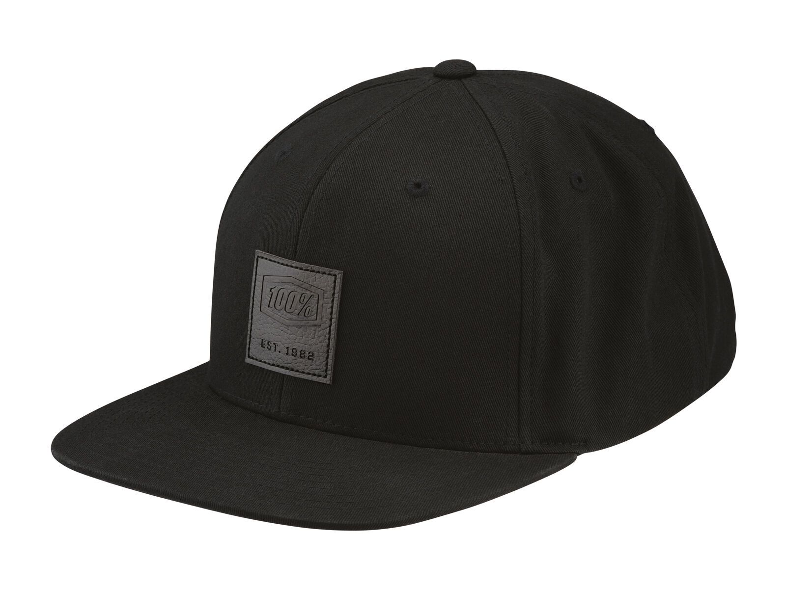 100% Sanderson Snapback Hat, black - Bild 1