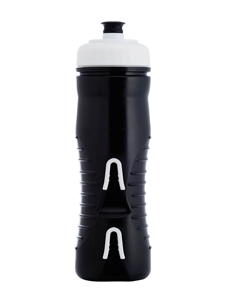Fabric Insulated Cageless Waterbottle 525 ml, black/white - Bild 2