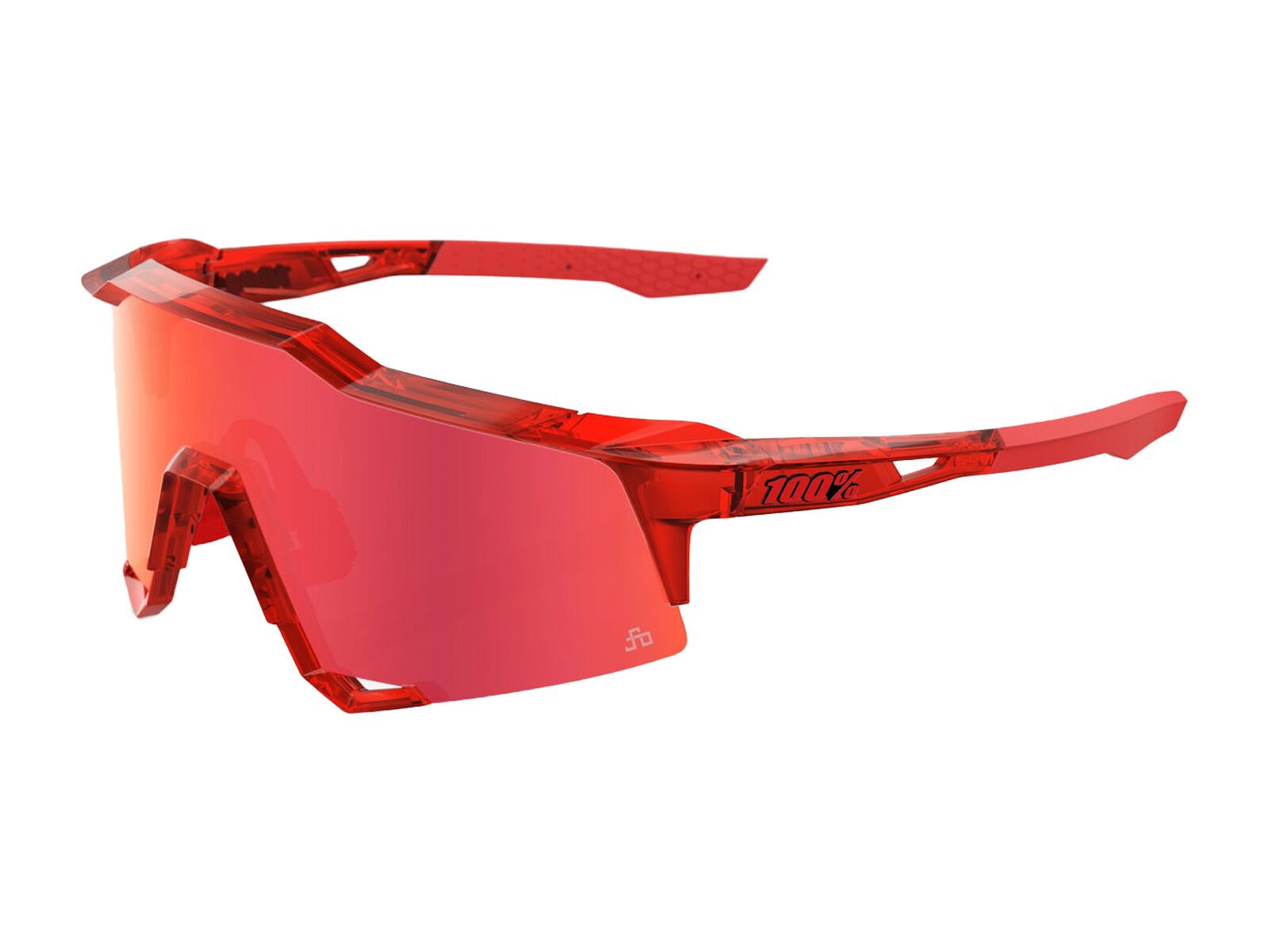 100% Speedcraft Peter Sagan LE - HiPER Red ML Mirror, translucent red - Bild 1