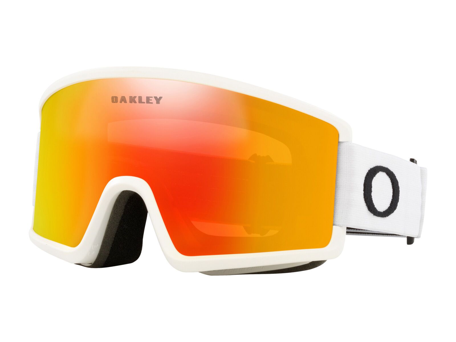 Oakley Target Line L, Fire Iridium / matte white - Bild 1