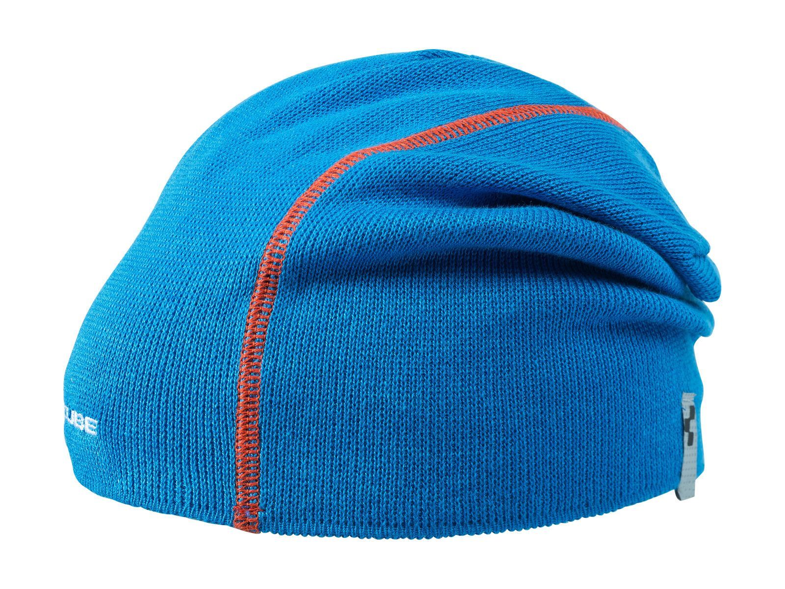 Cube Beanie Basic LTD, blue´n´white - Bild 1