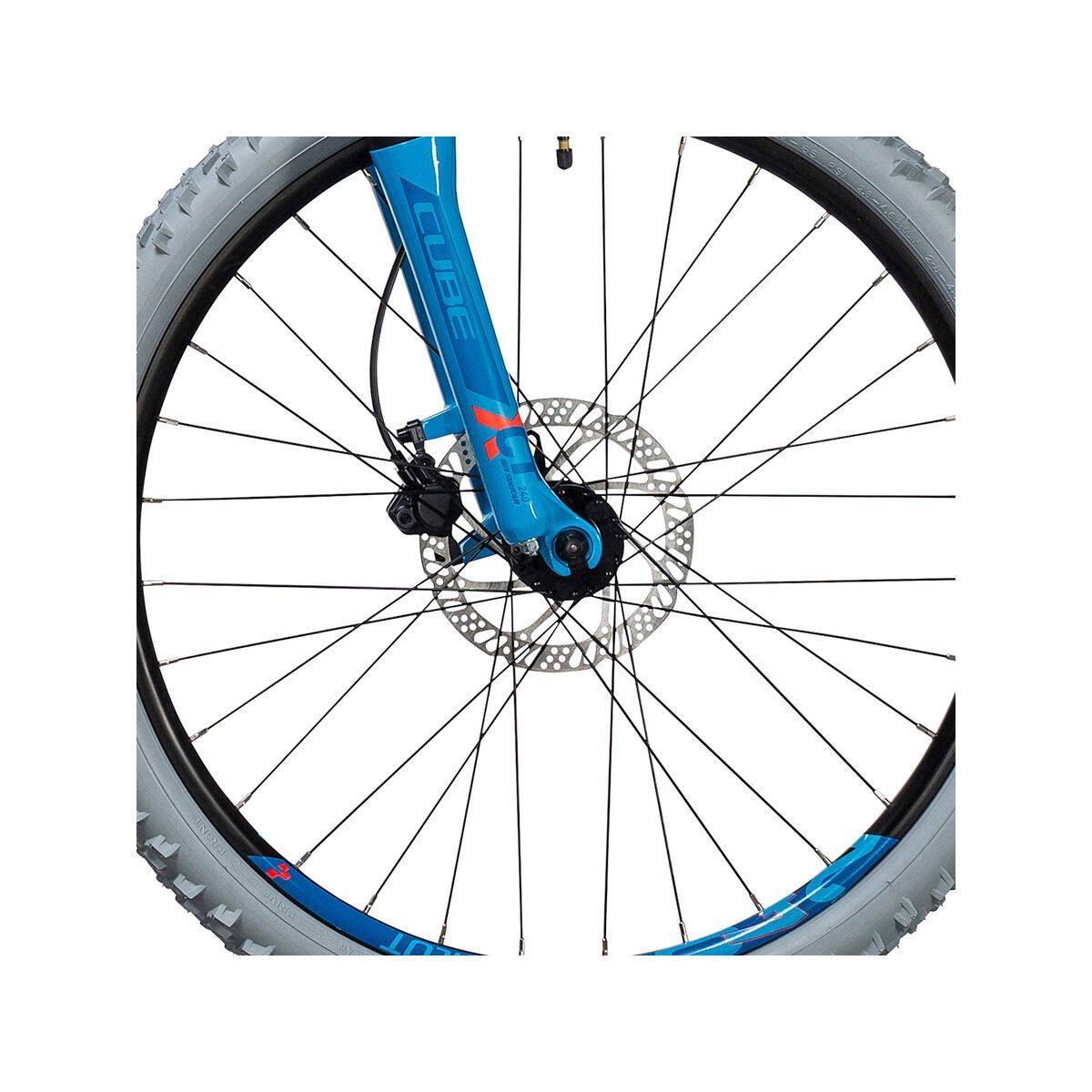 Cube Kid 240 Disc, blue´n´flashred - Bild 2