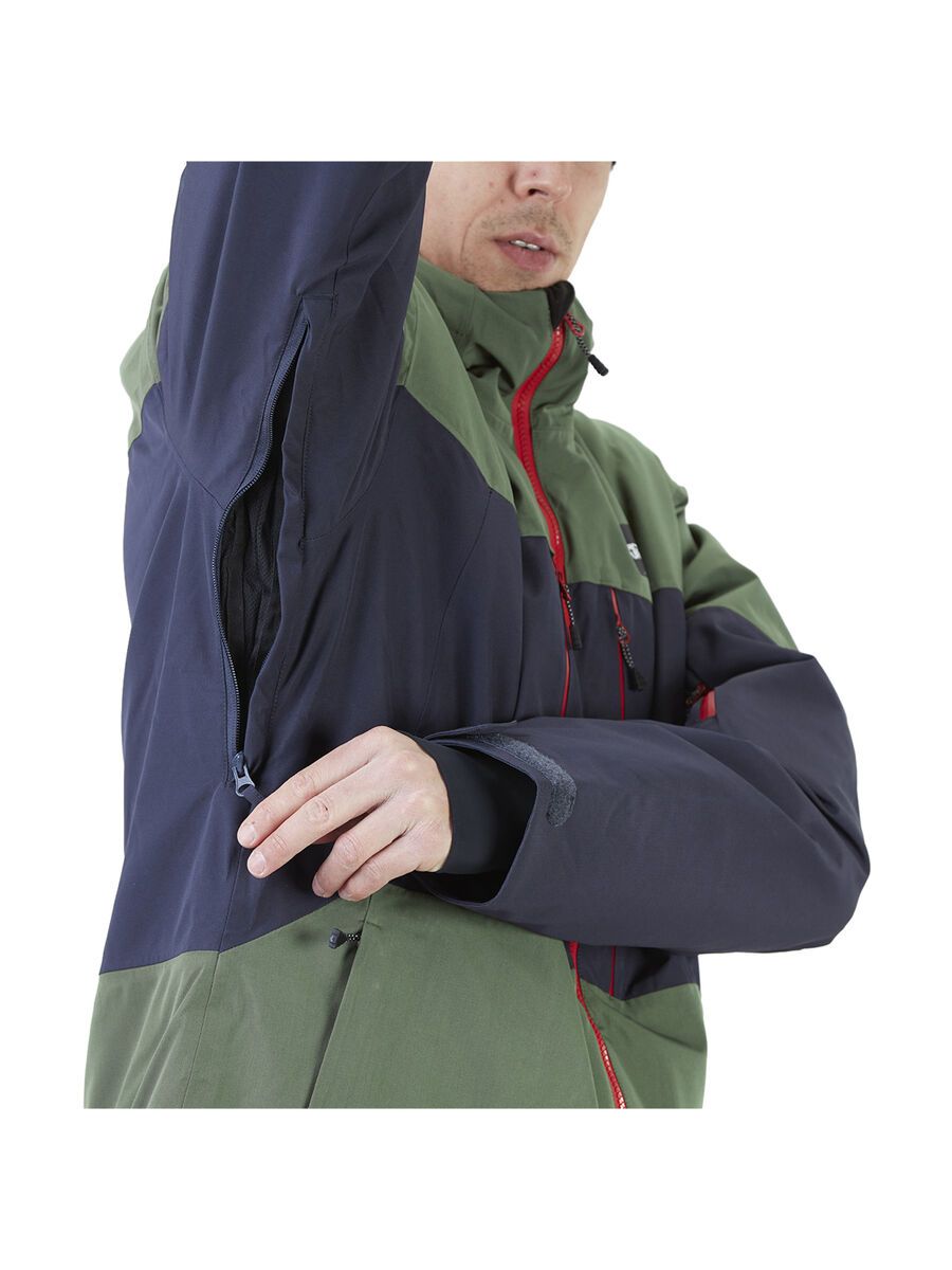 Picture Object Jacket, dark blulychen green - Bild 9