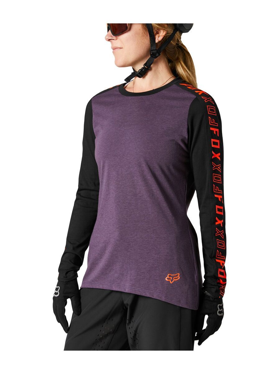 Fox Womens Ranger Drirelease LS Jersey, black/purple - Bild 3