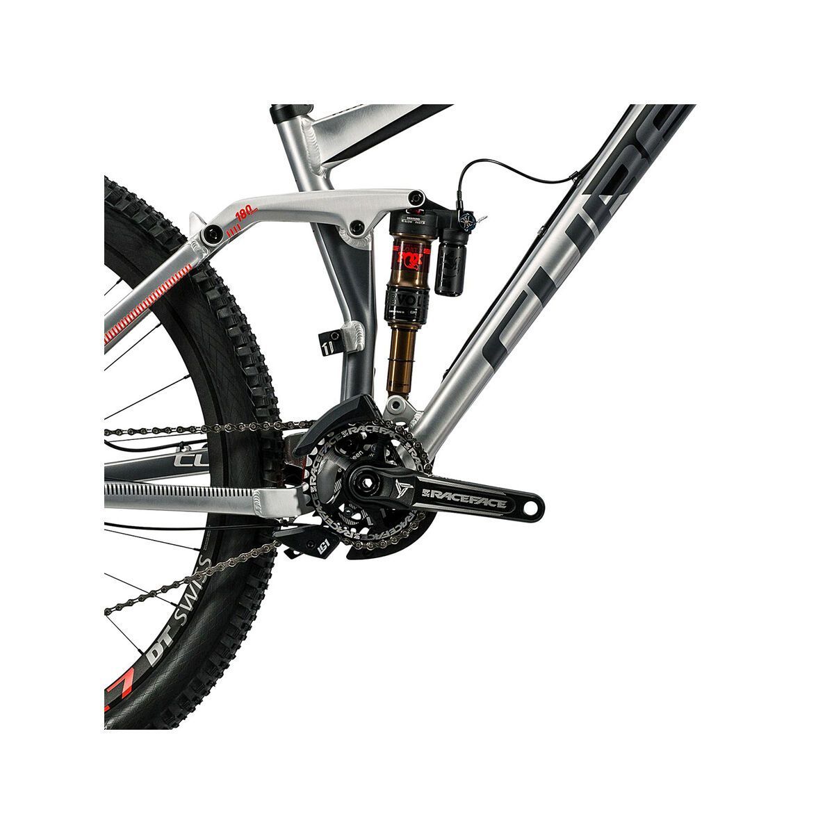 Cube Fritzz 180 HPA SL 27.5, metal´n´flashred - Bild 3