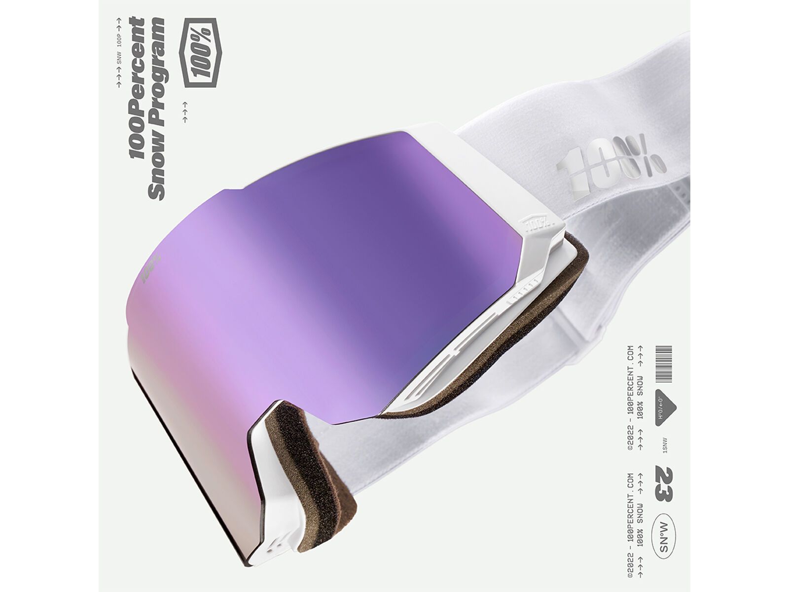 100% Snowcraft - HiPER Lavender ML Mi, essential white - Bild 4