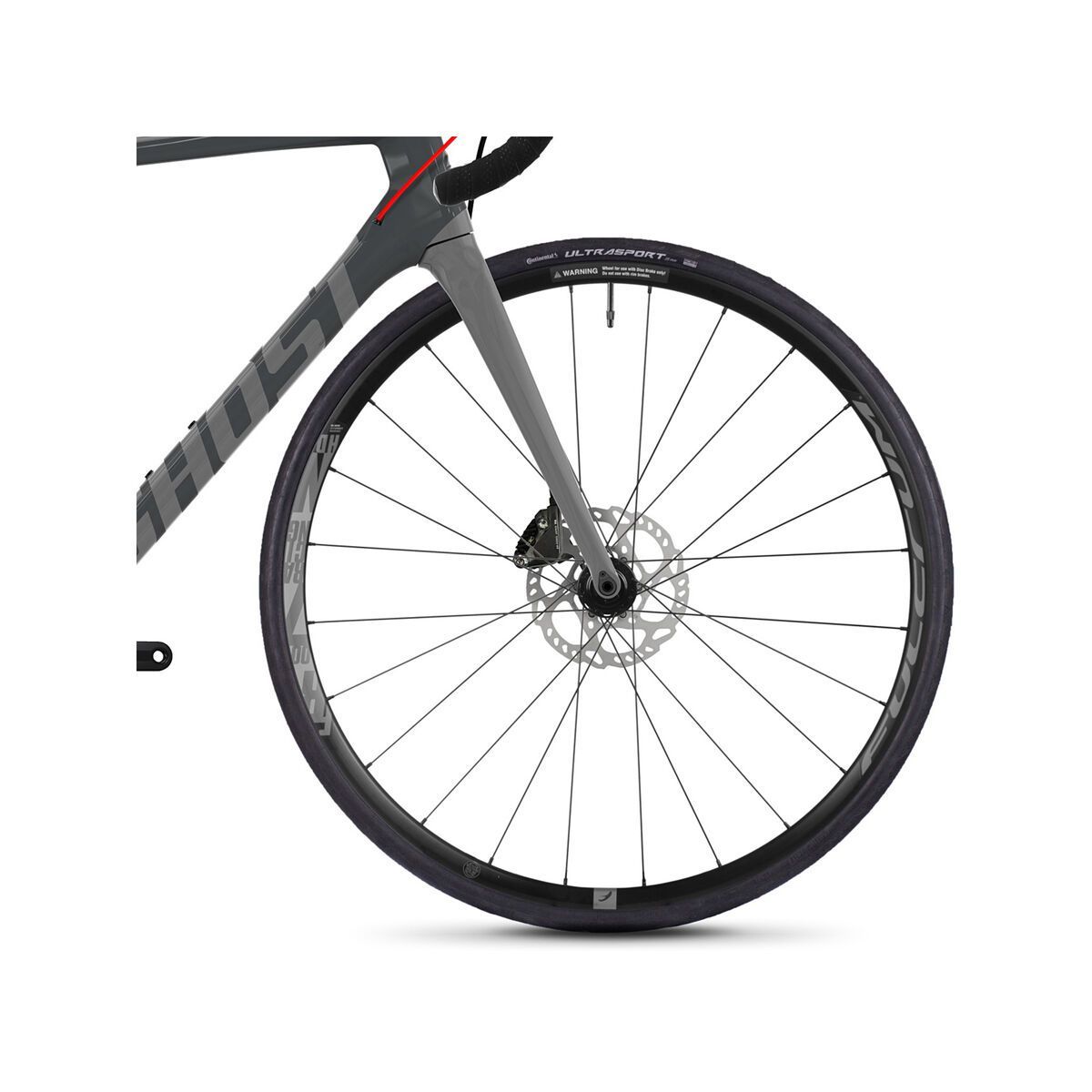 Ghost Nivolet X 5.8 LC, titanium gray/urban gray/neon red - Bild 2