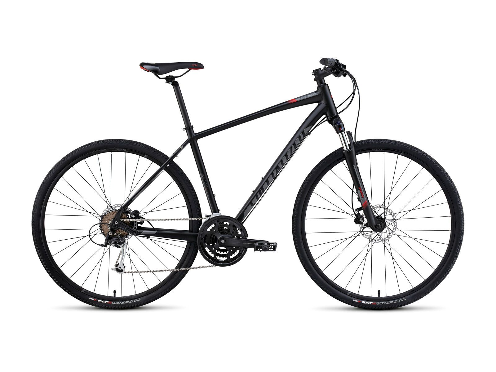 Specialized Crosstrail Sport Disc, satin black/charcoal/red - Bild 1