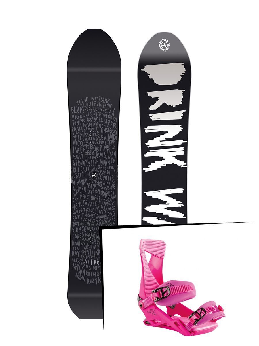 Set: Nitro Drink Water Fusion 2019 + Nitro Zero muted brights series raspberry - Bild 1